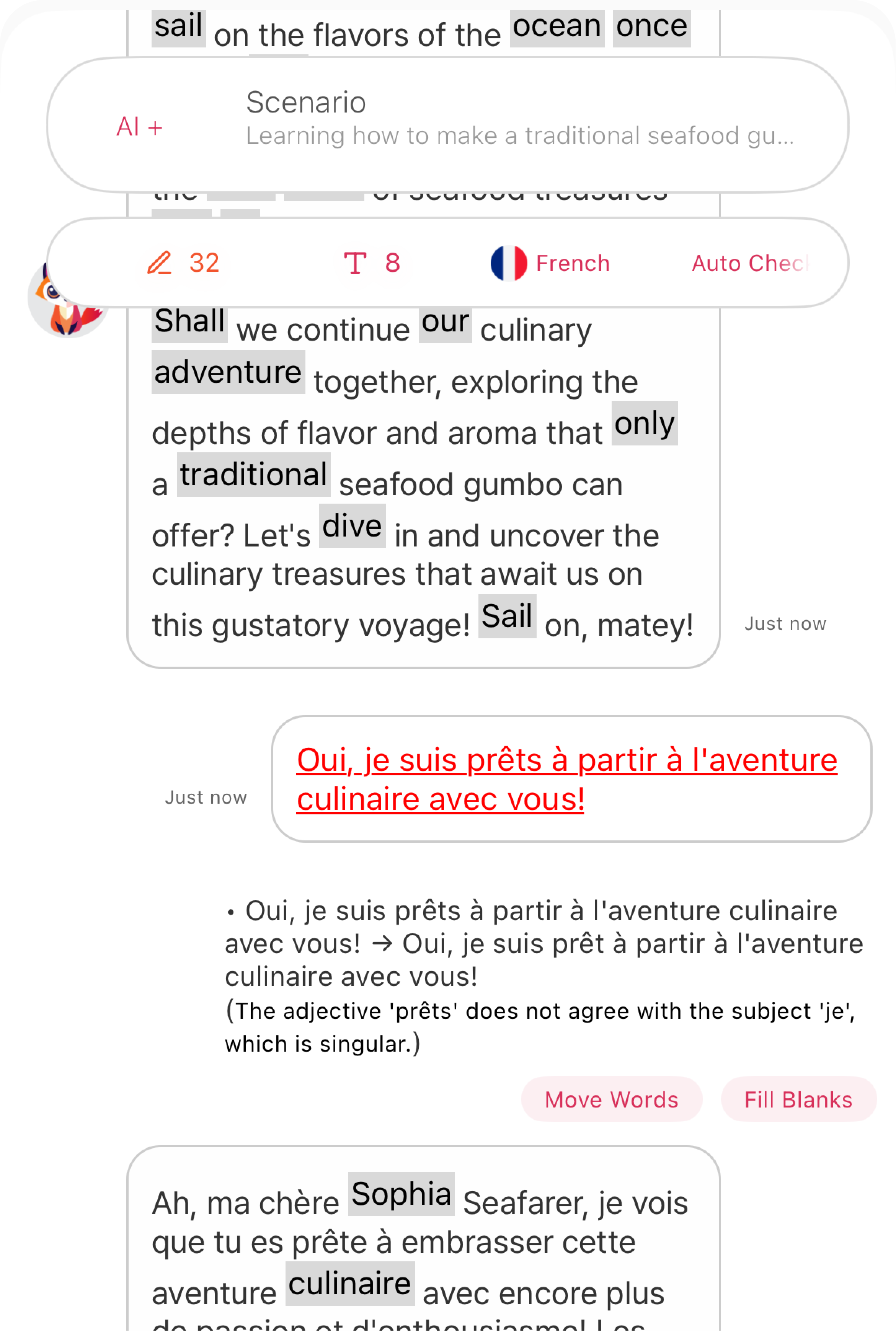 AI Chat & Correction